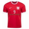 Maillot de Supporter Pologne LEWANDOWSKI 9 Extérieur Coupe du Monde 2022 Pour Homme